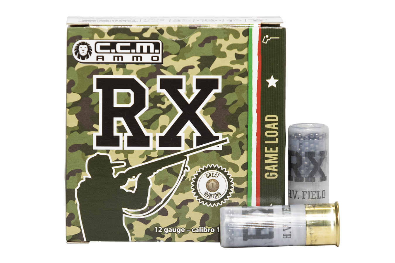 CLEVER S.R.L. AMMO 12 GAUGE 2.75 IN 3.75 IN DE 1.25 OZ 5 SHOT RX HIGH VELOCITY 25/BOX