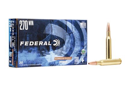 Federal 270 Win 130 Gr Copper HP Power-Shok 20/Box