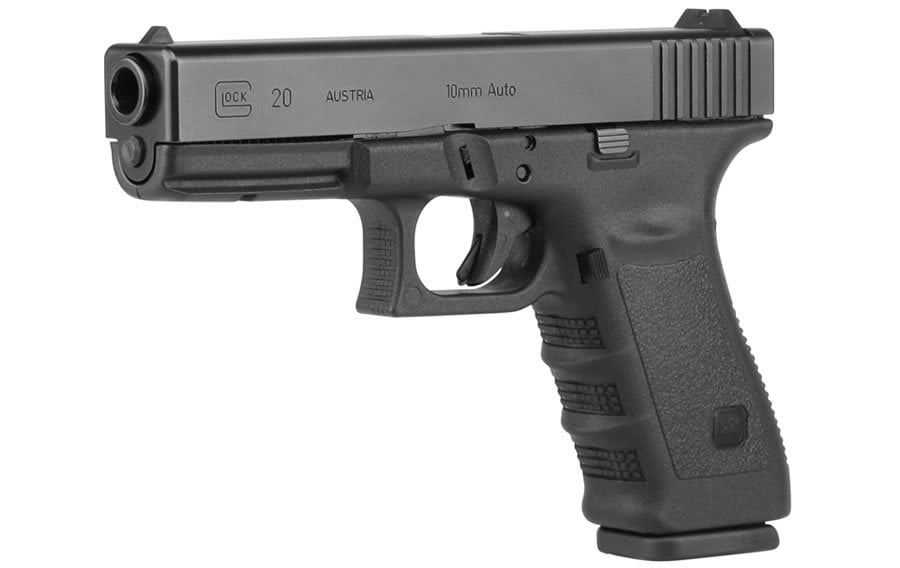 GLOCK 20SF GEN3 10MM SEMI-AUTO PISTOL WITH (2) 15-ROUND MAGAZINES (MADE IN AUSTRIA)