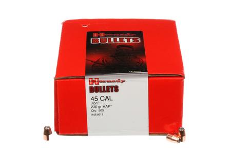 HORNADY 45 Cal .451 230 Gr HAP 500/Box