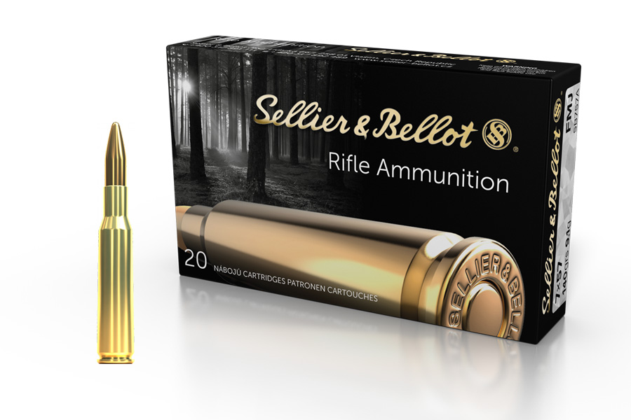 SELLIER AND BELLOT 7X57MM MAUSER 140GR FMJ 20RNDS