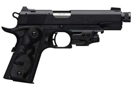 BROWNING FIREARMS 1911-22 Black Label 22LR Suppressor-Ready Pistol with Crimson Trace Laser and Black Finish