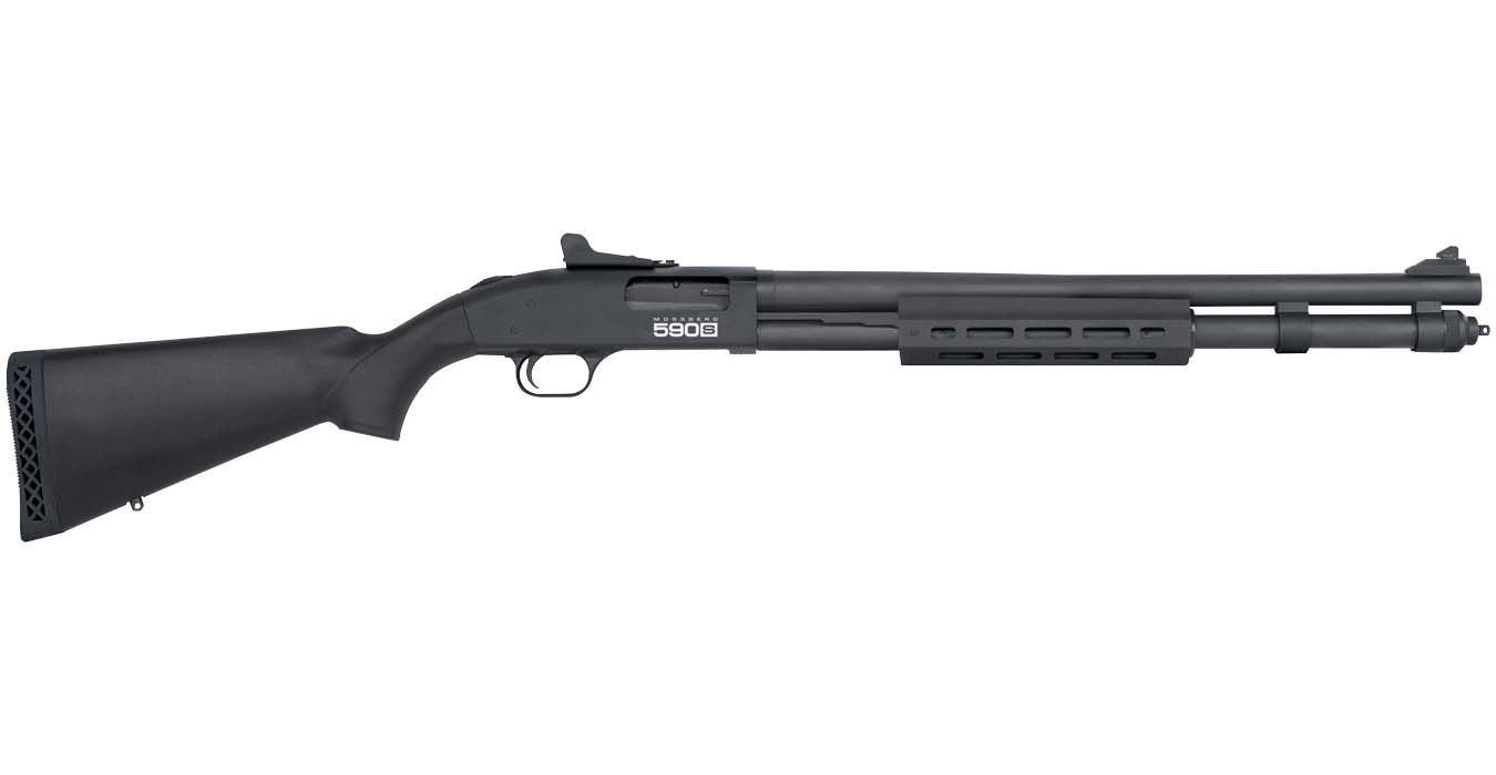 MOSSBERG 590S PUMP SHOTGUN 12GA 20 INCH BBL MATTE BLUE 