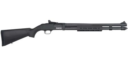 MOSSBERG 590S Tactical 12 Gauge Pump-Action Shotgun with Black Synthetic Stock and Ghost Ring Sight
