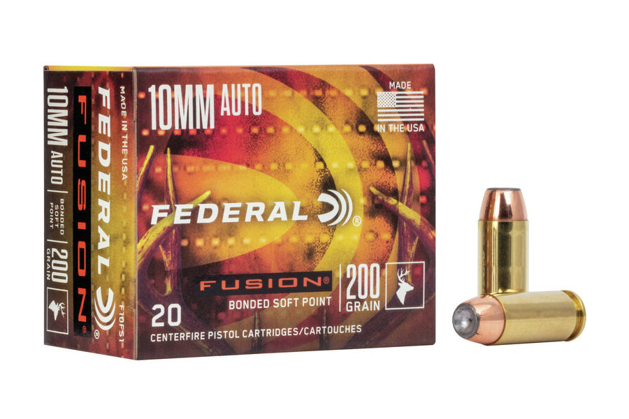 FEDERAL AMMUNITION 10MM 200 GR FUSION SP 