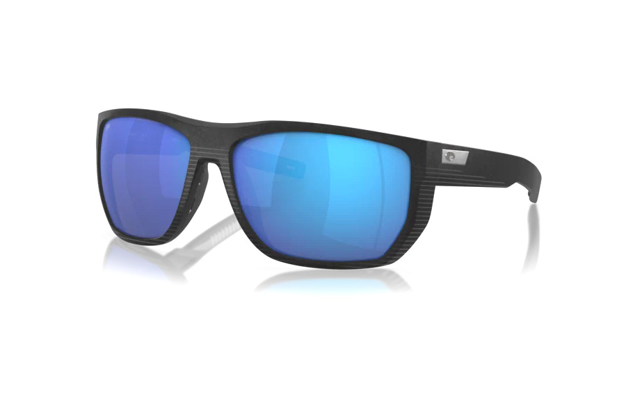 Costa Del Mar Santiago Sunglasses with Black Frame and Blue Lightwave Lenses