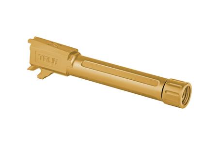 TRUE PRECISION 1/2x28 Threaded Barrel for Sig Sauer P365XL Pistol (Gold TiN Finish)