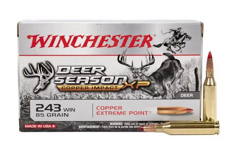 WINCHESTER AMMO 243 Win 85 gr Copper Extreme Point Deer Season XP 20/Box