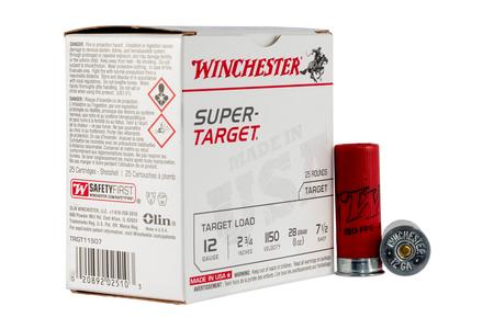 WINCHESTER AMMO 12 Ga 2 3/4 in 7.5 Shot Target Load Super Target Light 25/Box