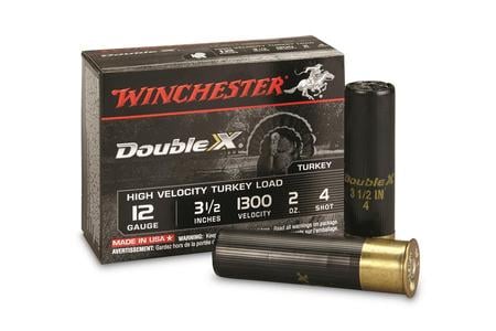 Winchester 12 Gauge 3-1/2 In 2 oz 4 Shot High Velocity Turkey Load Double X 10/Box