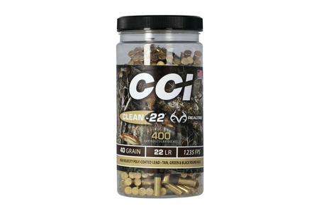 CLEAN 22 POLY COATED 40 GRAIN 22 LR 