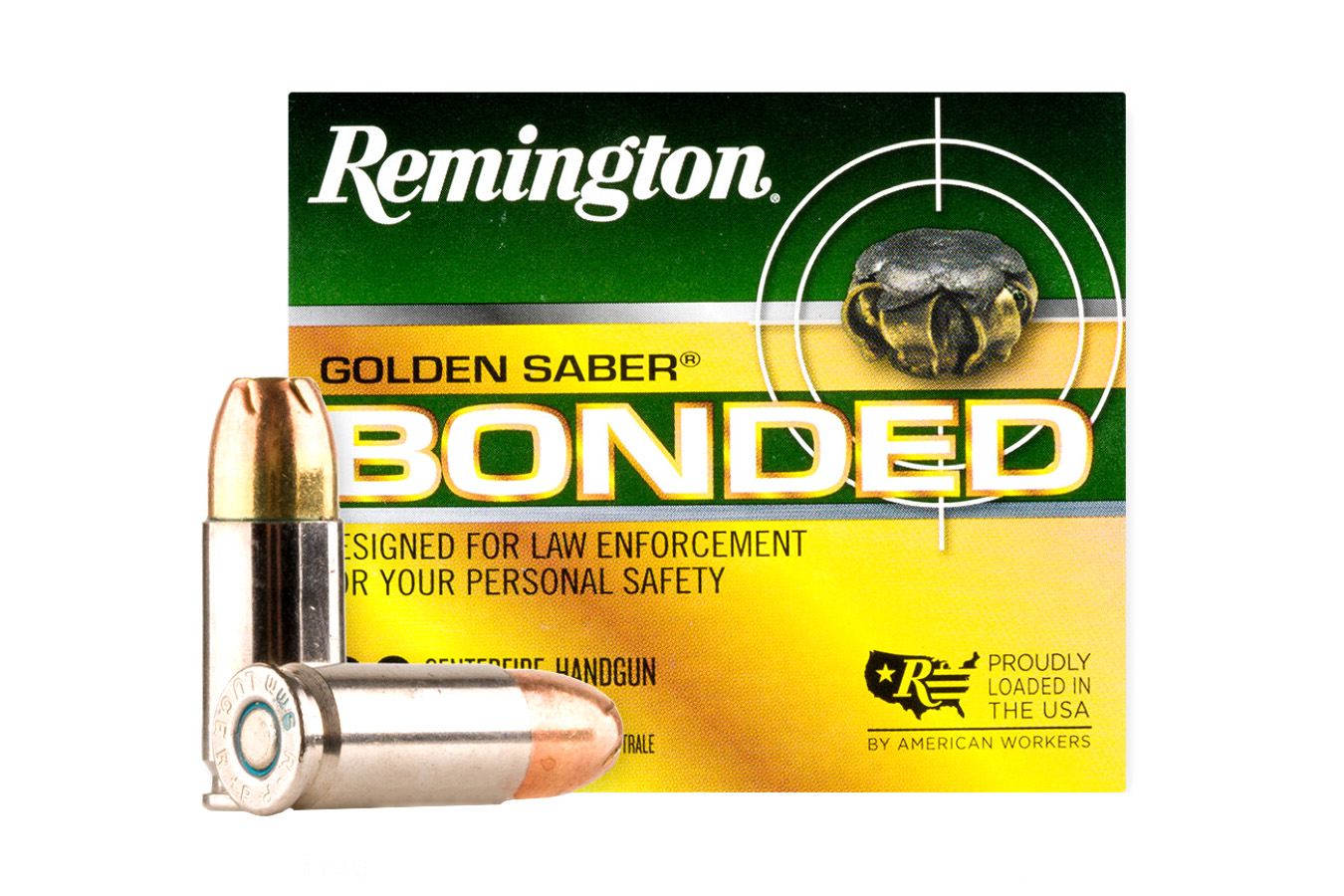 REMINGTON 9MM LUGER +P 124GR BJHP BONDED