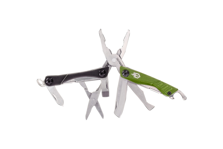 GERBER LEGENDARY DIME MICRO TOOL, GREEN, CLAM PACK