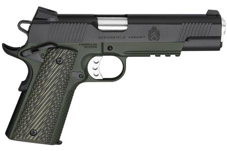 1911 MARINE CORPS OPERATOR 45 ACP PISTOL WITH OD GREEN FRAME AND RANGE BAG (LE)