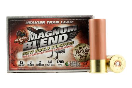 HEVI SHOT 12 Gauge 3 Inch Multi-Shot Shotshells Magnum Blend 5/Box