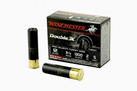 WINCHESTER AMMO 12 Gauge 3-1/2 in 5 Shot Shotshell High Velocity Double X 10/Box