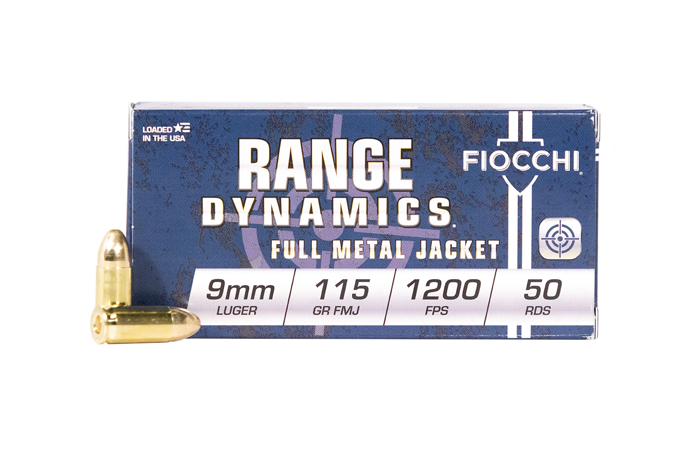 FIOCCHI 9MM 115 GR FMJ