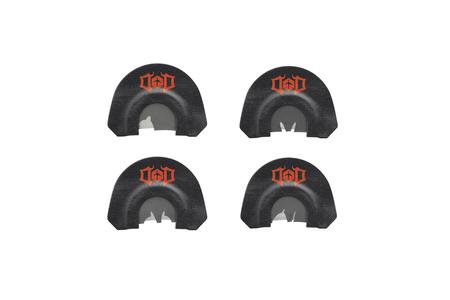 DRURY OUTDOORS SIGNATURE TONGUE SERIES MOUTH CALLS (4 PACK)