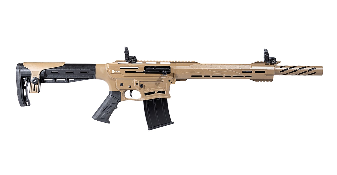 CITADEL BOSS-25 12GA 20` SHOTGUN CERAKOTE FDE