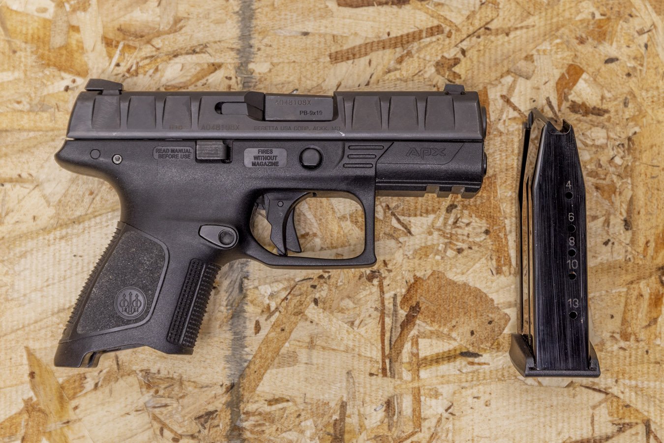 BERETTA APX COMPACT 9MM POLICE TRADE-IN PISTOL