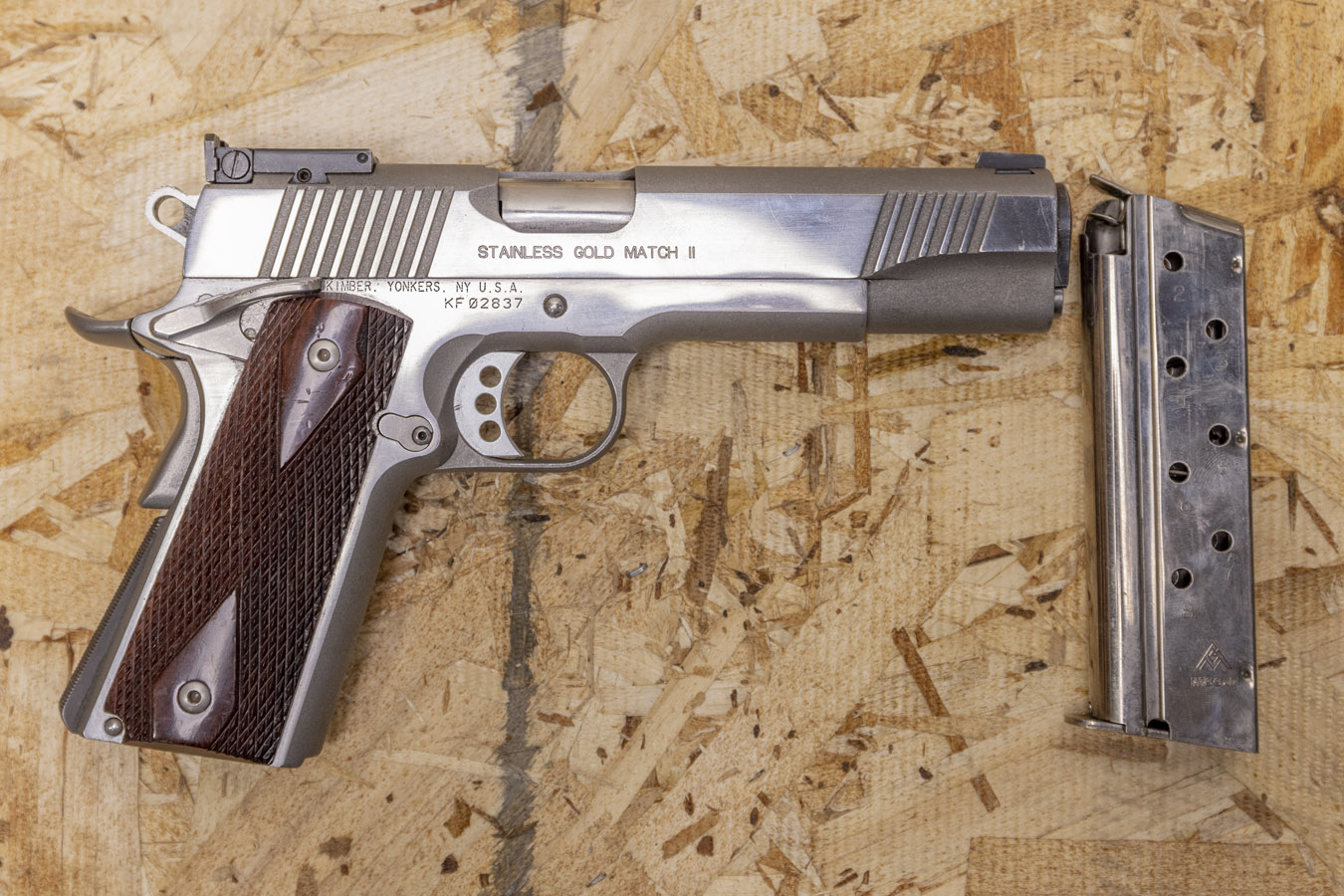 Kimber Stainless Gold Match II 45 ACP Police Trade-In Pistol