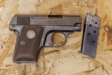 1908 VEST POCKET 25 ACP POLICE TRADE-IN PISTOL