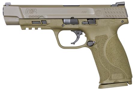 SMITH AND WESSON MP9 M2.0 9mm FDE Centerfire Pistol with 5-Inch Barrel and No Thumb Safety (LE)