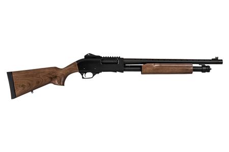 SDS IMPORTS TX3 12 Gauge Pump-Action Shotgun with 18.5 Inch Barrel and Turkish Walnut Stock