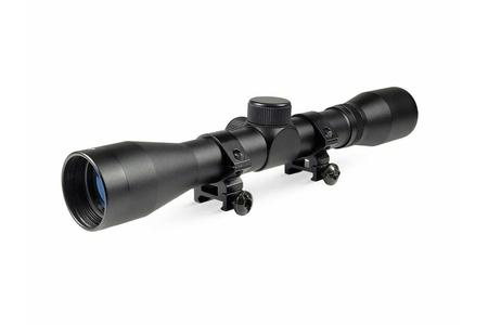 TRUGLO Buckline 4x32mm Rifle Scope with Duplex Reticle and Weaver-Style Scope Rings