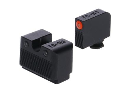 TRITIUM PRO NIGHT SIGHT SET FOR GLOCK LOW M.O.S MODELS (ORANGE FRONT)