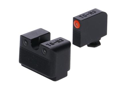 TRUGLO Tritium Pro Front/Rear Night Sight Set for Glock 20/21/29 Pistols