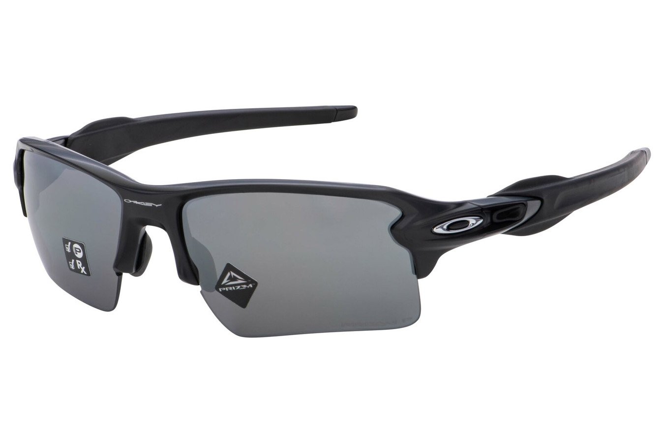 Oakley Flax 2.0 XL Sunlglasses with Matte Black Frame and Prizm Black Polarized Lenses
