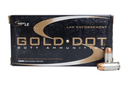 Speer 40SW 165 gr GDHP Gold Dot Police Trade Ammo 50/Box
