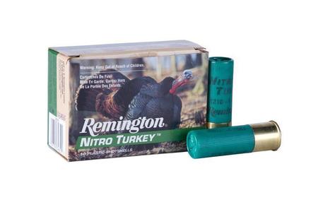 Remington 12 Gauge 3 Inch 4 Shot Lead Shotshells Nitro Turkey 10/Box