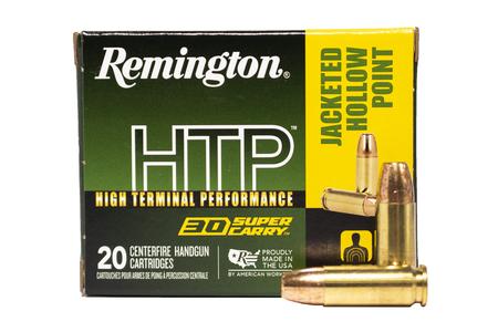 Remington 30 Super Carry 100 gr JHP HTP 20/Box