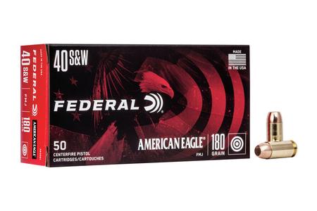 Federal 40 SW 180 gr FMJ 50/Box