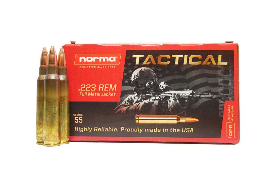 NORMA USA 223 REM NORMA TAC 55GR FMJ