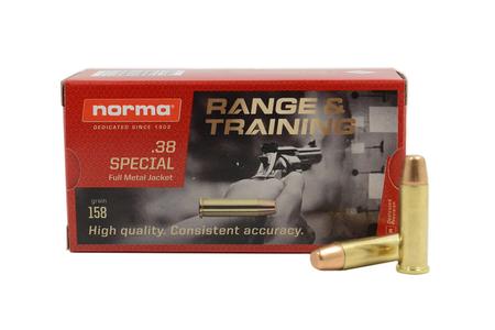 Norma 38 Special 158 Gr FMJ 50/Box