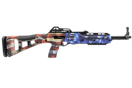 HI POINT 995TS 9MM TACTICAL CARBINE WITH HYDRO DIPPED GRAND UNION FLAG STOCK