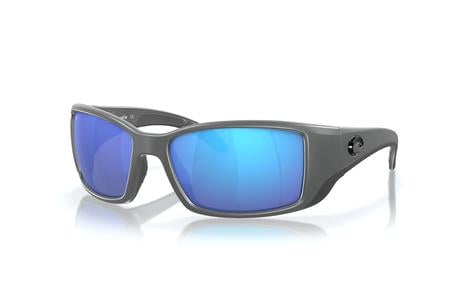 BLACKFIN MATTE GRAY FRAME WITH BLUE MIRROR LENSES