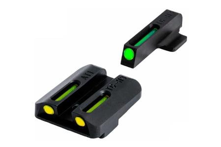 TFO SET, GLOCK, HIGH, GREEN FRONT, YELLOW REAR