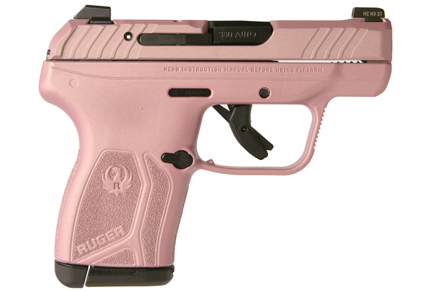 RUGER LCP MAX 380 ACP ROSE CERAKOTE FINISH 2.8 IN BBL
