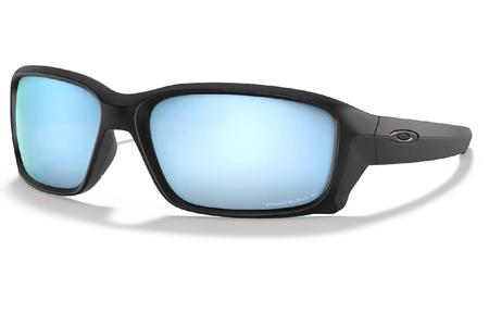 OAKLEY Straightlink Sunglasses with Matte Black Frame and Prizm Deep Water Polarized Lenses