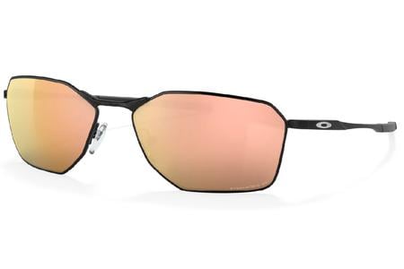 SAVITAR SATIN BLACK W/PRIZM ROSE GOLD POLARIZED LENSES