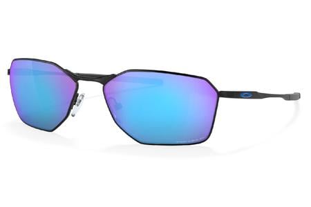 SAVITAR SATIN BLACK W/PRIZM SAPPHIRE POLARIZED LENSES