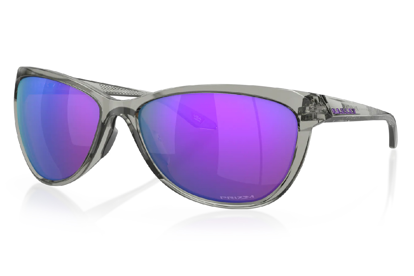 Oakley Pasque Sunglasses with Grey Ink Frame and Prizm Violet Lenses
