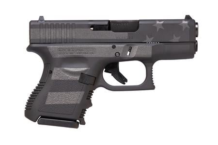 GLOCK 26 Gen3 9mm Semi-Auto Pistol with Black Stealth American Flag Finish