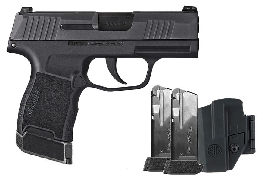 P365 9MM TACPAC W/3 MAGS AND HOLSTER NMS
