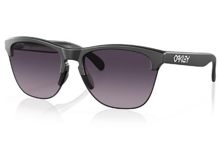 OAKLEY Frogskins Lite Sunglasses with Matte Black Frame and Prizm Grey Gradient Lenses