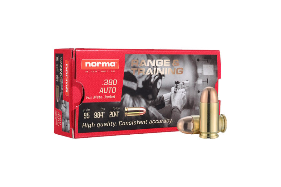 NORMA USA .380 AUTO FMJ 95 GR